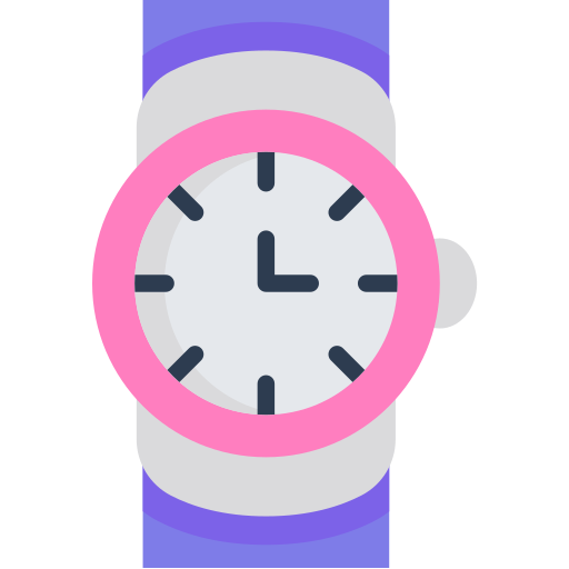 Wristwatch Kawaii Flat icon