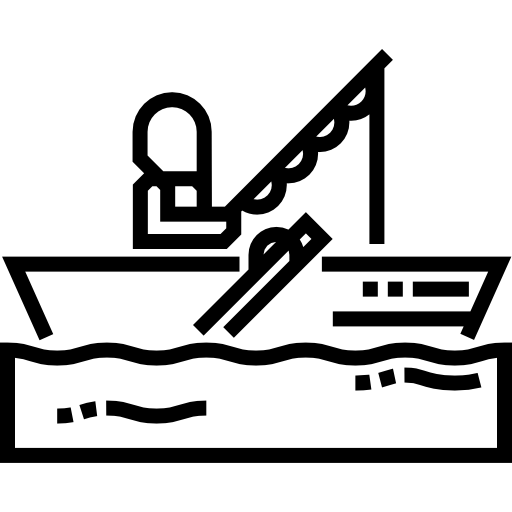 Łódź rybacka Detailed Straight Lineal ikona