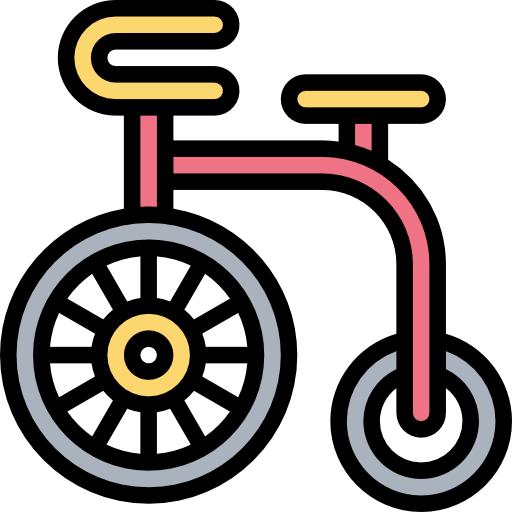 rower akrobatyczny Meticulous Lineal Color ikona