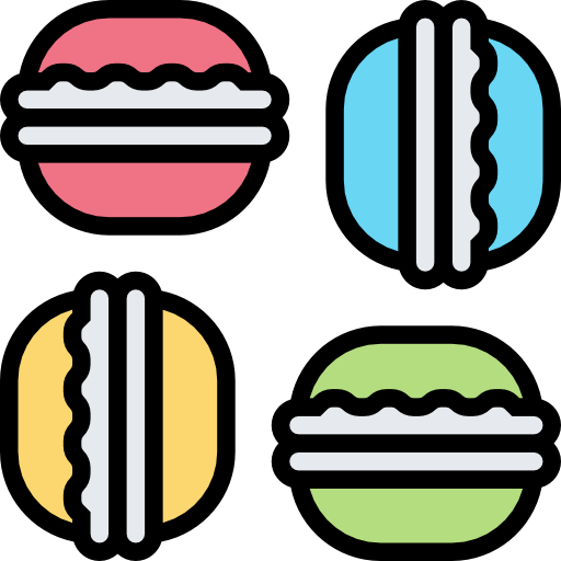 Macarons Meticulous Lineal Color icon