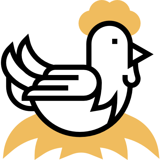 gallina Meticulous Yellow shadow icono