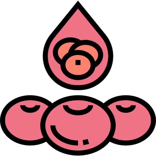 komórka krwi Meticulous Lineal Color ikona