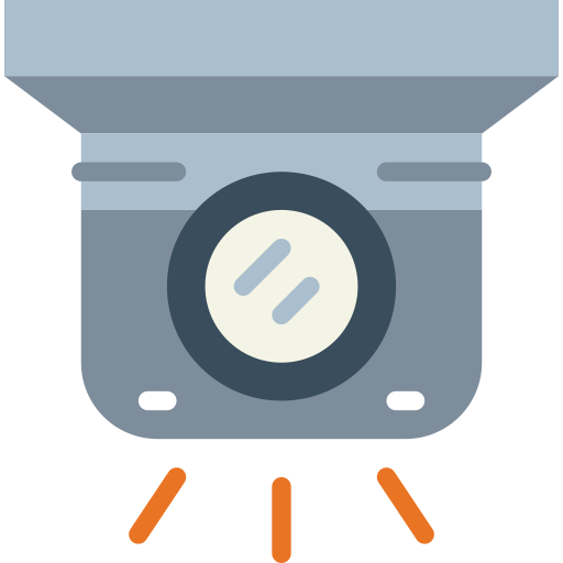 Überwachungskamera Smalllikeart Flat icon