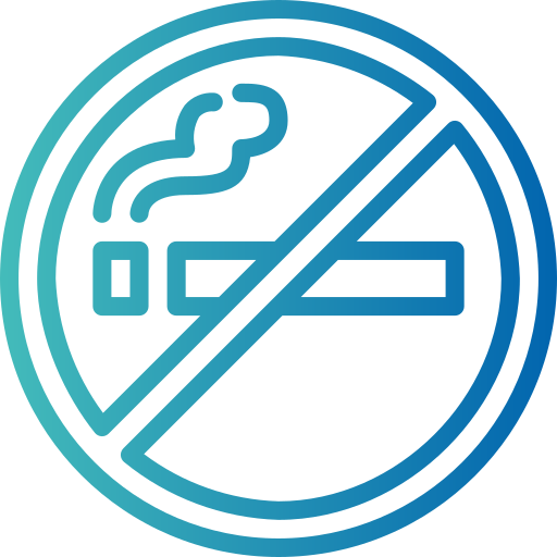 rauchen verboten Smalllikeart Gradient icon