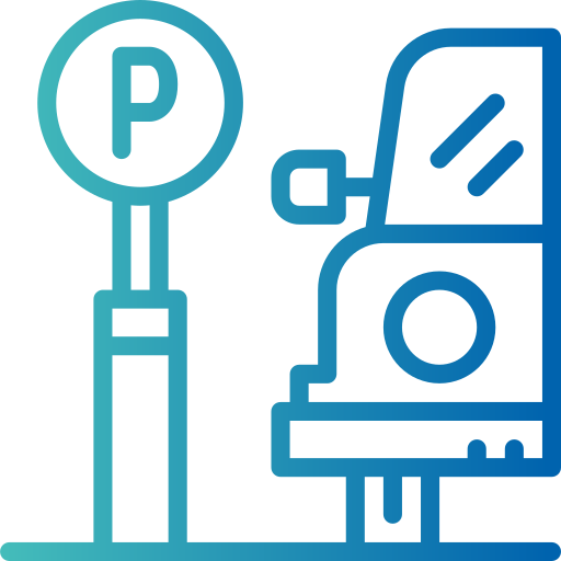 車を駐車する Smalllikeart Gradient icon