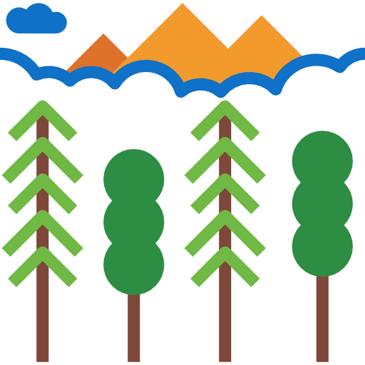 foresta turkkub Flat icona