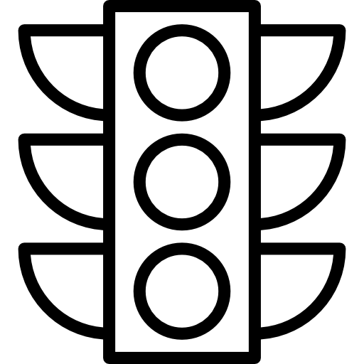 semaforo turkkub Lineal icona