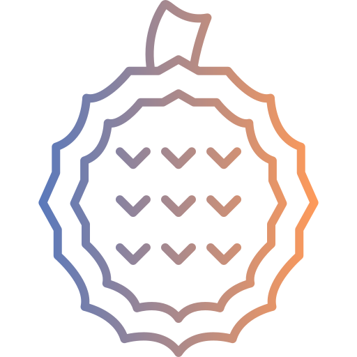 jackfruit Generic gradient outline icoon