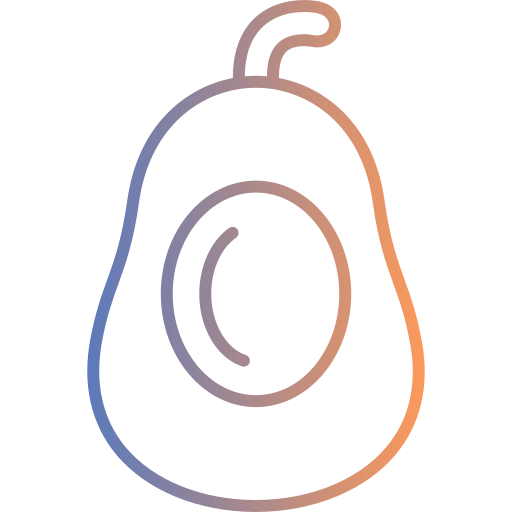 Авокадо Generic gradient outline иконка