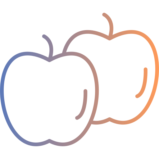 manzanas Generic gradient outline icono