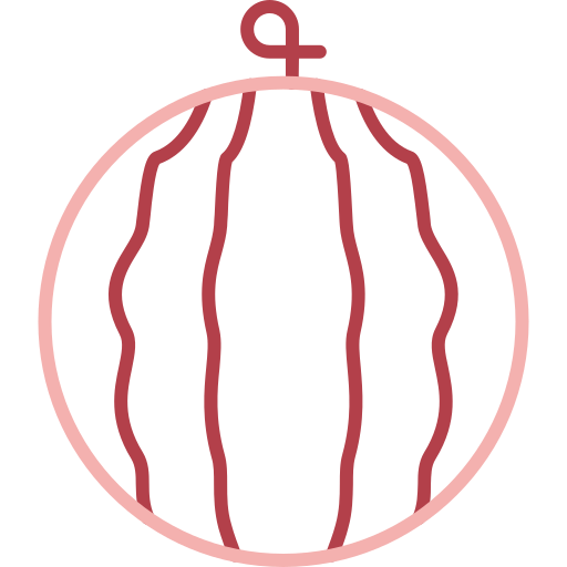 pastèque Generic color outline Icône
