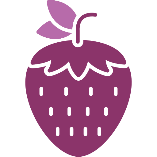 fresas Generic color fill icono