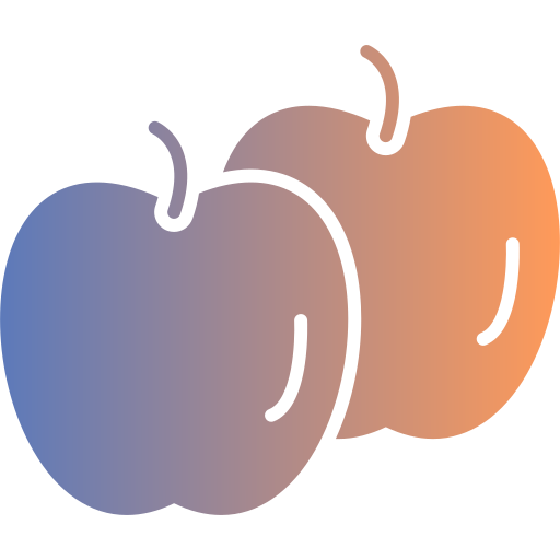 jabłka Generic gradient fill ikona