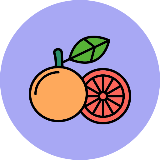 グレープフルーツ Generic color lineal-color icon