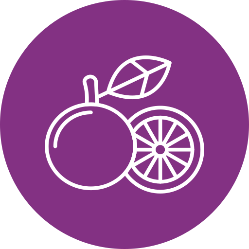 Grapefruit Generic color fill icon