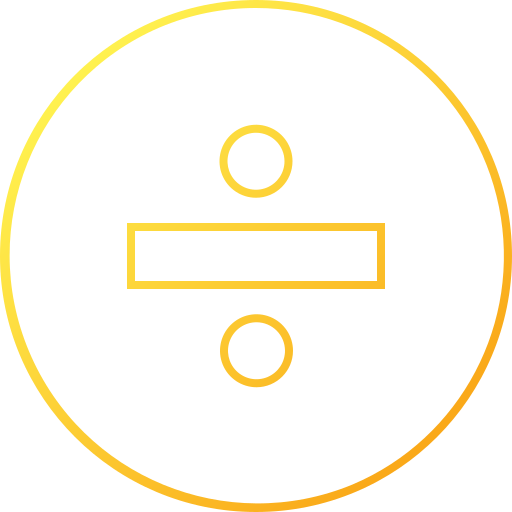 Division Generic gradient outline icon