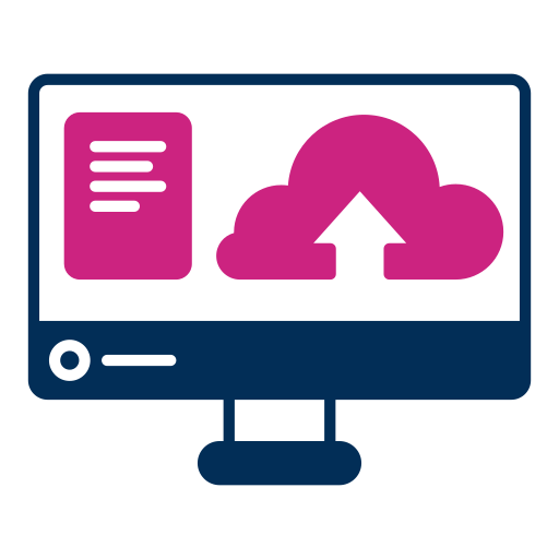 Cloud storage Generic color fill icon