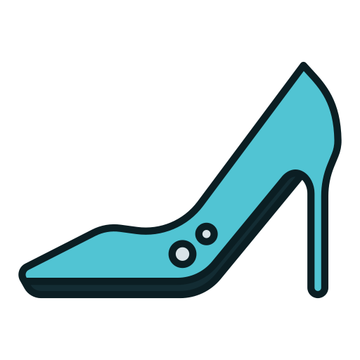 Высокие каблуки Generic color lineal-color иконка