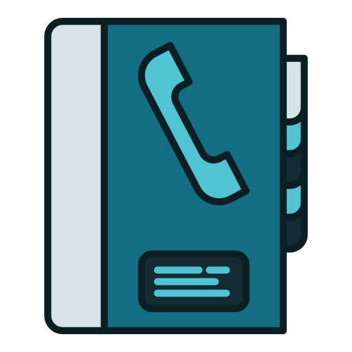 Phone book Generic color lineal-color icon
