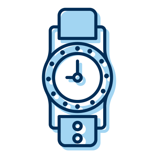 Hand watch Generic color lineal-color icon