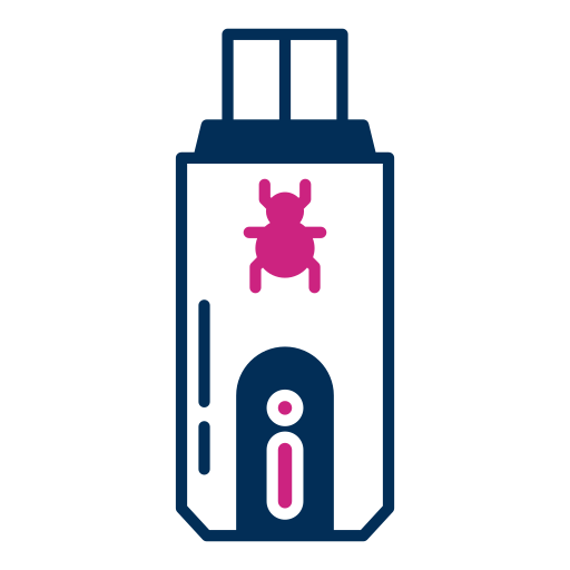usb-stick Generic color fill icoon