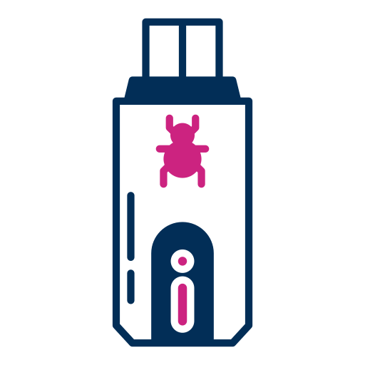 Flashdrive Generic color fill icon