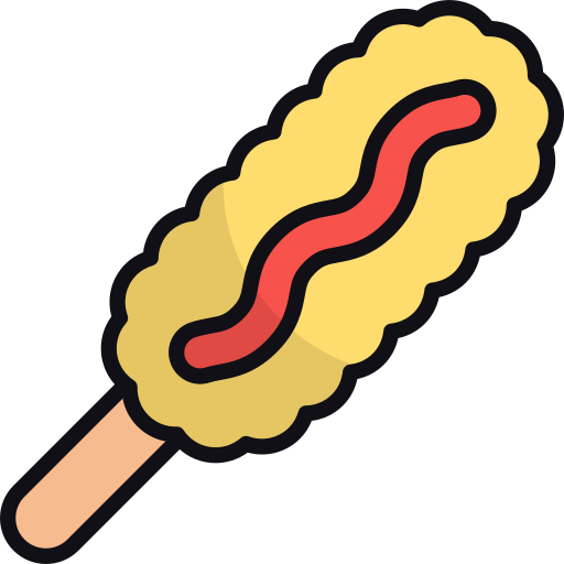 Corn dog Generic color lineal-color icon