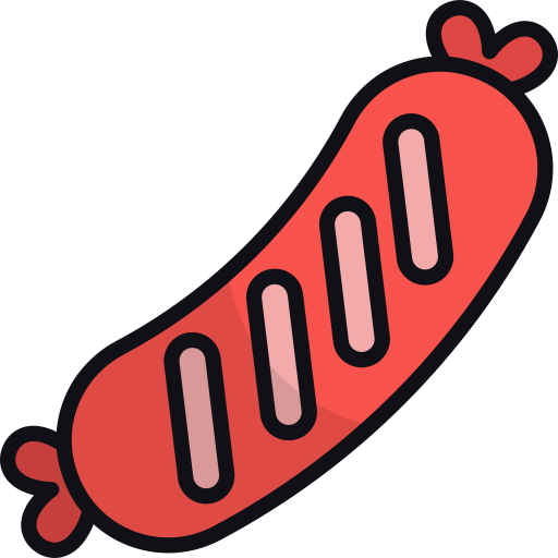 Sausage Generic color lineal-color icon