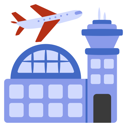 공항 Generic color fill icon