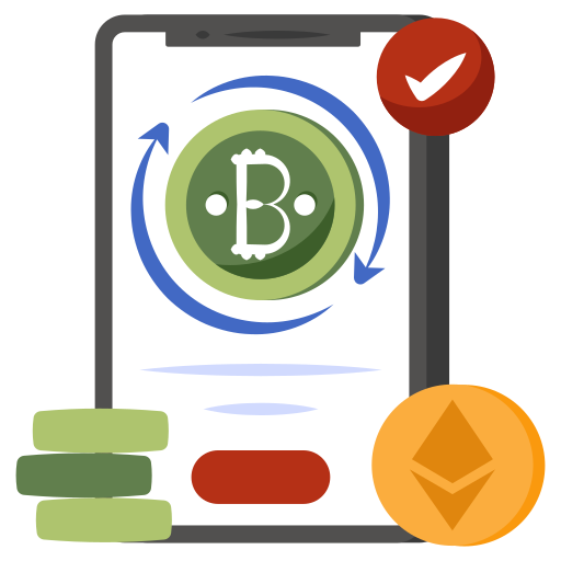 online-bitcoin Generic color fill icon
