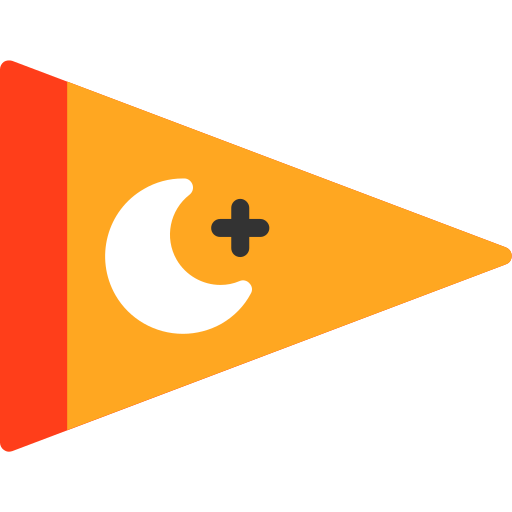 bandera náutica Generic color fill icono