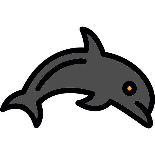 delfin Generic color lineal-color ikona