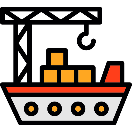 port Generic color lineal-color ikona