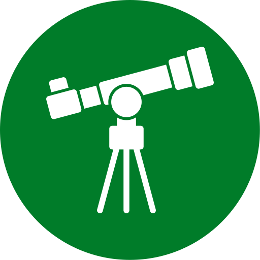 Telescope Generic color fill icon