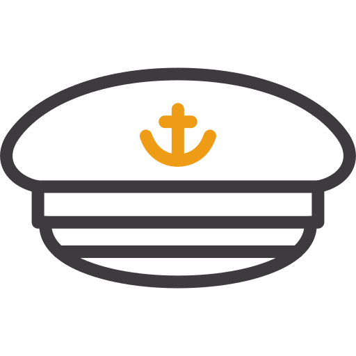 kapitan kapelusz Generic color outline ikona