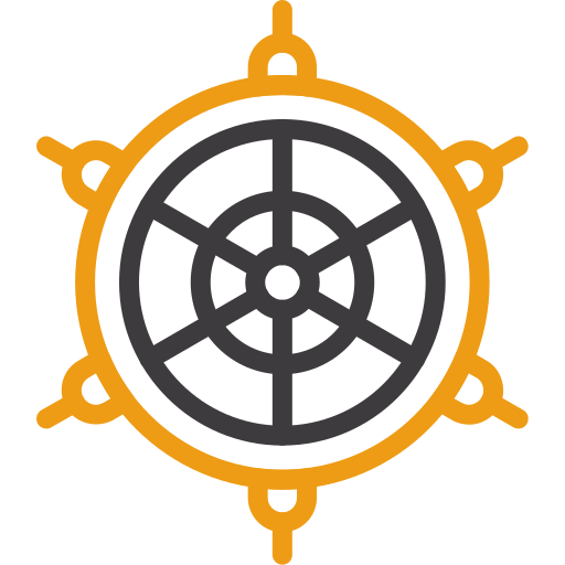 ruota della nave Generic color outline icona