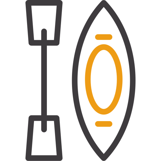 Kayak Generic color outline icon