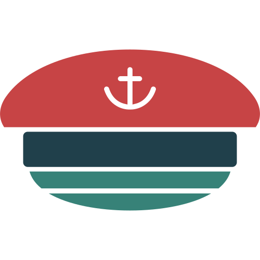 sombrero de capitán Generic color fill icono