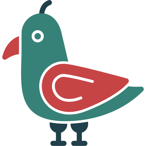 möwe Generic color fill icon