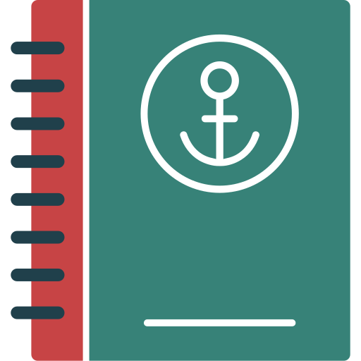logboek Generic color fill icoon
