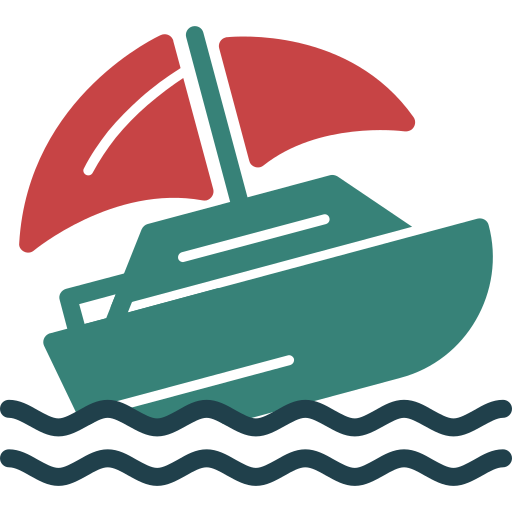 relitto della nave Generic color fill icona