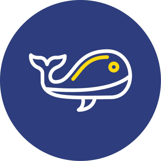 鯨 Generic color fill icon