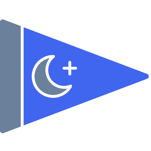 bandiera nautica Generic color fill icona