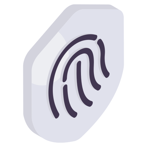 Fingerprint security Generic color fill icon