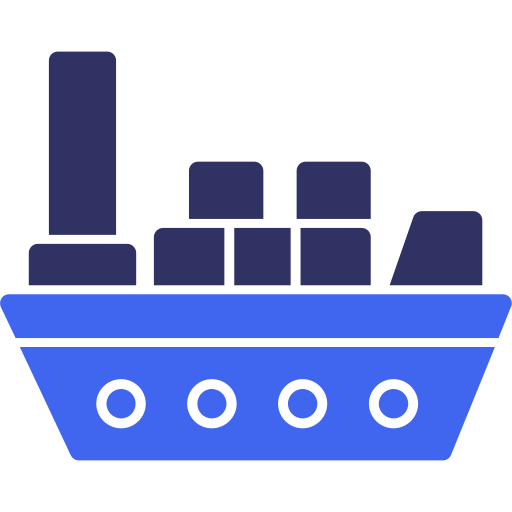 statek towarowy Generic color fill ikona