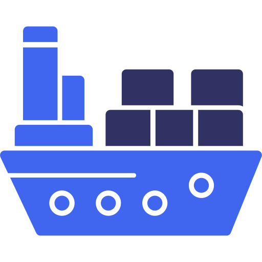 Container ship Generic color fill icon