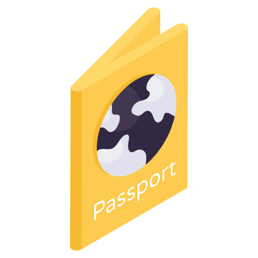 passaporto Generic color fill icona