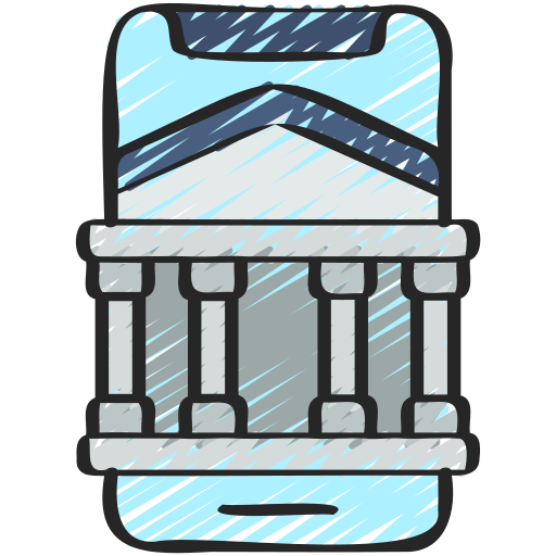 Mobile banking Juicy Fish Sketchy icon