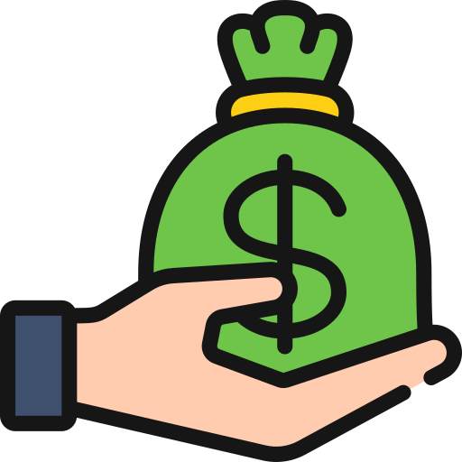 Give money Juicy Fish Soft-fill icon