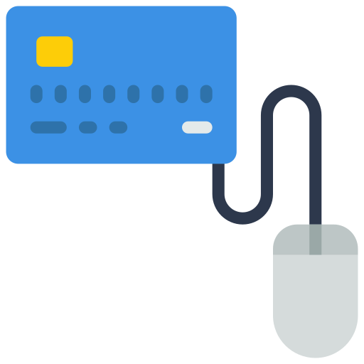 Online payment Juicy Fish Flat icon